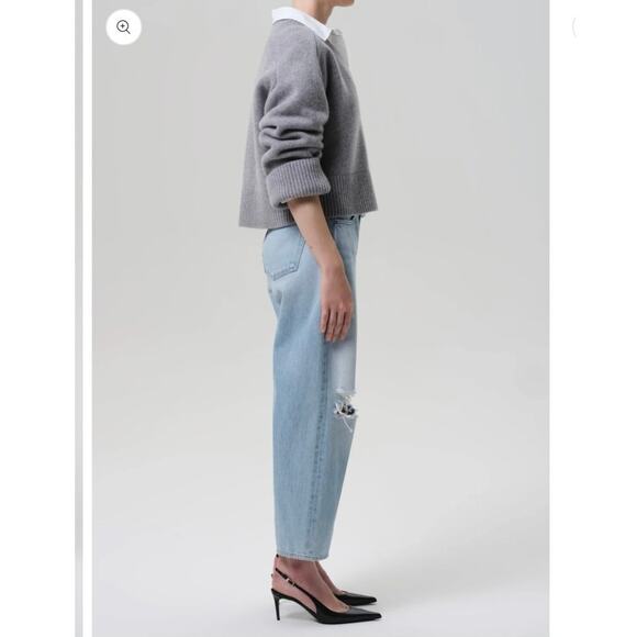 NWT Citizens of Humanity Miro Relaxed Jean in Damaris Wash Sz 32 Barrel Ankle - Picture 3 of 15